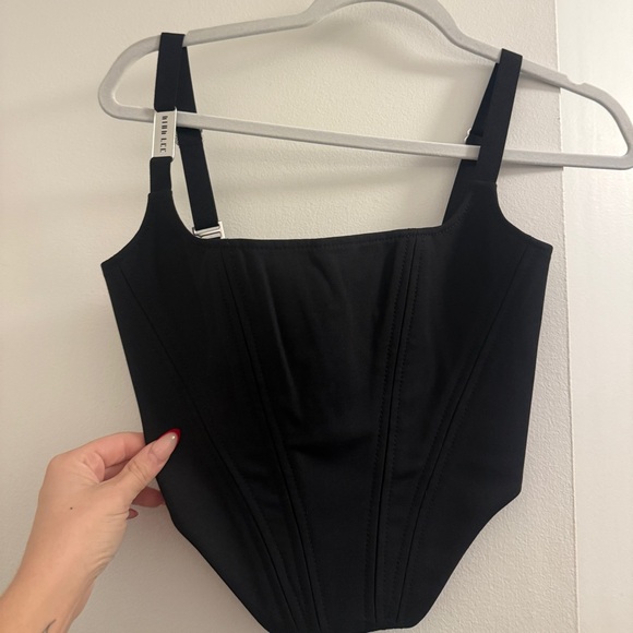 NWT Dion Lee Shadow Dart Corset Black/Black - Picture 3 of 7